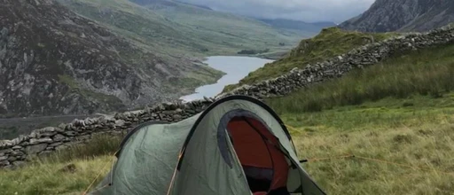 Camping in nature